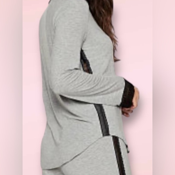 Victoria's Secret Pajama Sleepwear Modal Heaveny Top Cardigan & Satin Pants L - Picture 6 of 9